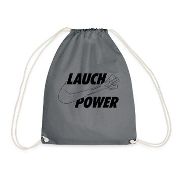 Ni.ke - Leek Power - Drawstring Bag - grey - Front