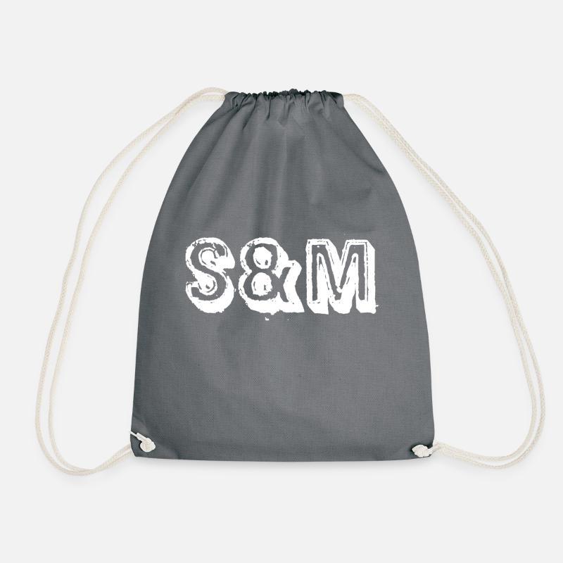 S&M - Turnbeutel - Grau