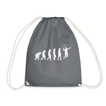 Joueur de badminton Fan de badminton Badminton Badminton Badminton - Sac de sport léger - gris - Devant