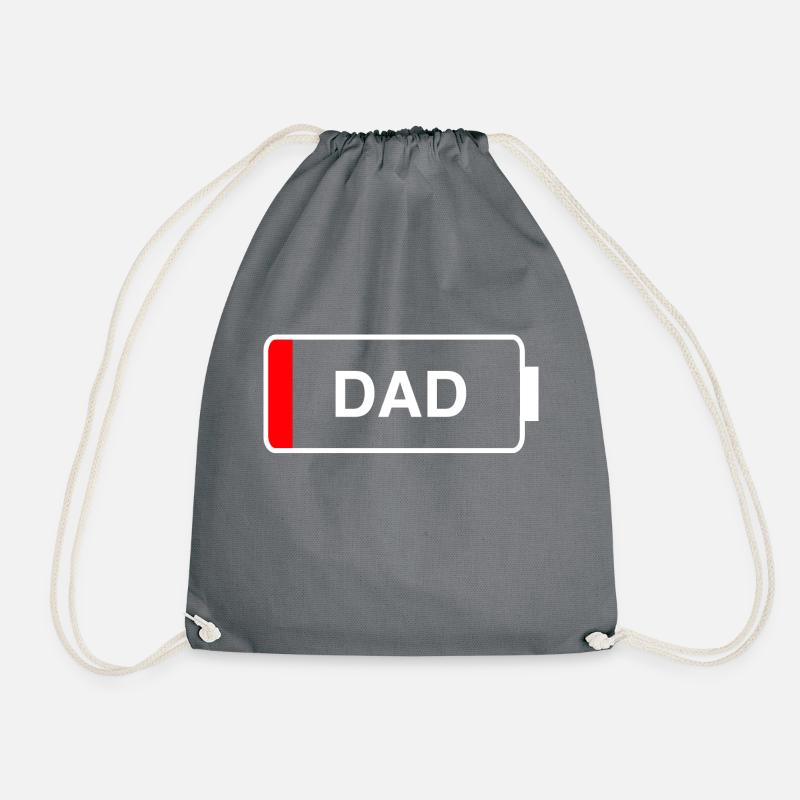 Dad - Drawstring Bag - grey