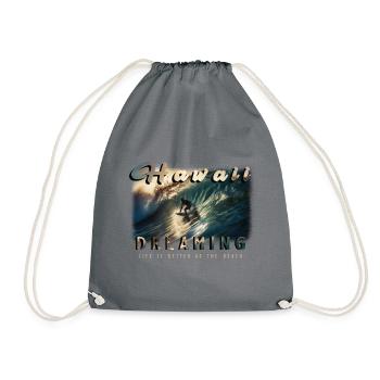 Hawaï Rêver La vie est meilleure à la plage - Sac de sport léger - gris - Devant
