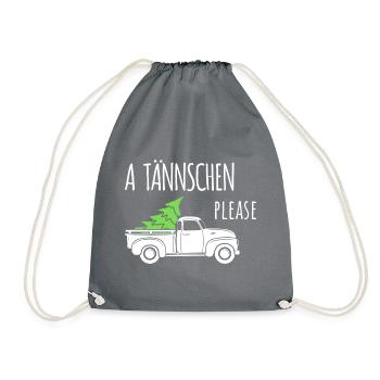 A Tännschen Please Pick-Up - Turnbeutel - Grau - Vorne