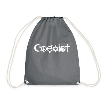 Coexist - Turnbeutel - Grau - Vorne