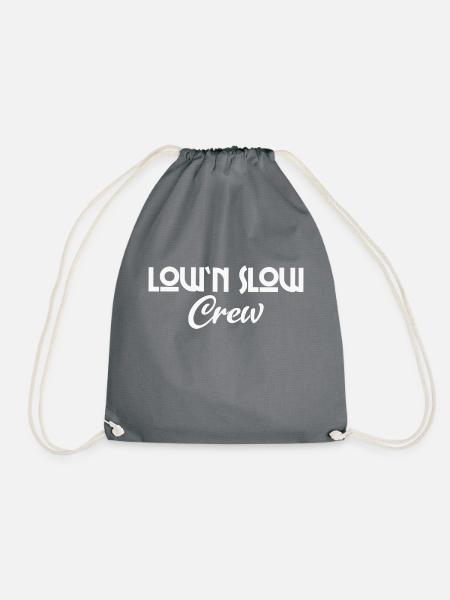 Low N Slow Crew Tuning Auto Tuning - Turnbeutel - Grau
