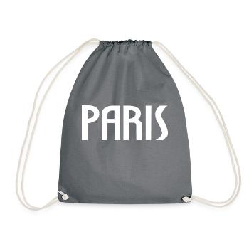 Paris - Sac de sport léger - gris - Devant