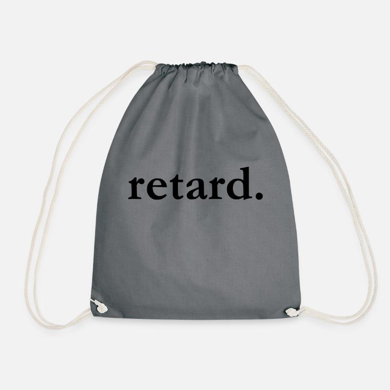 retard - Turnbeutel - Grau