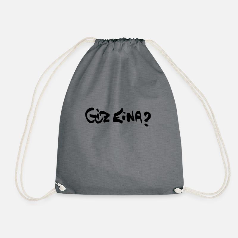 Giz eina? - Turnbeutel - Grau