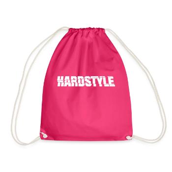 hardstyle - Drawstring Bag - fuchsia - Front