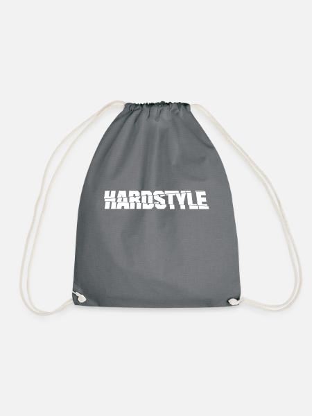 hardstyle - Drawstring Bag - grey