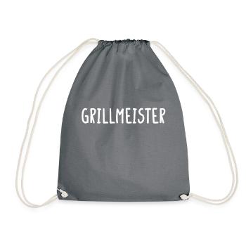 Grillmeister - Turnbeutel - Grau - Vorne