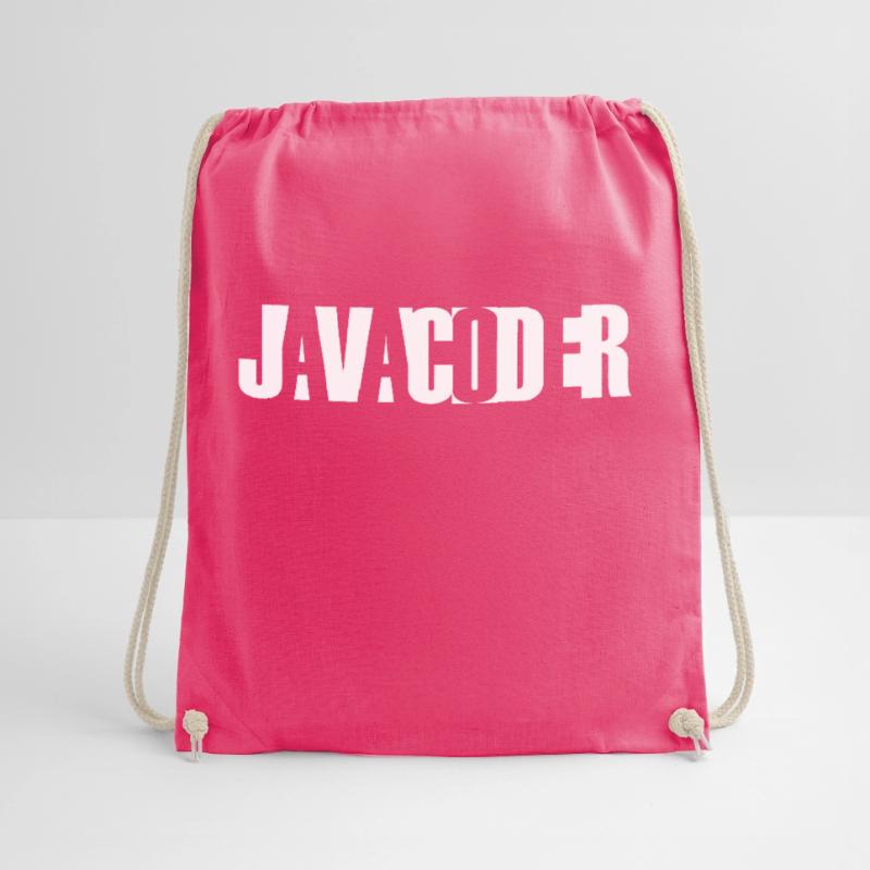 Java Coder, Java Developer Drawstring Bag