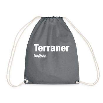 Terraner weiß - Turnbeutel - Grau - Vorne