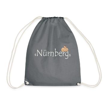 Nürnberg Hase - Turnbeutel - Grau - Vorne
