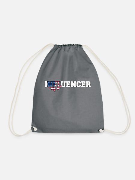 INFLUENCER - Turnbeutel - Grau