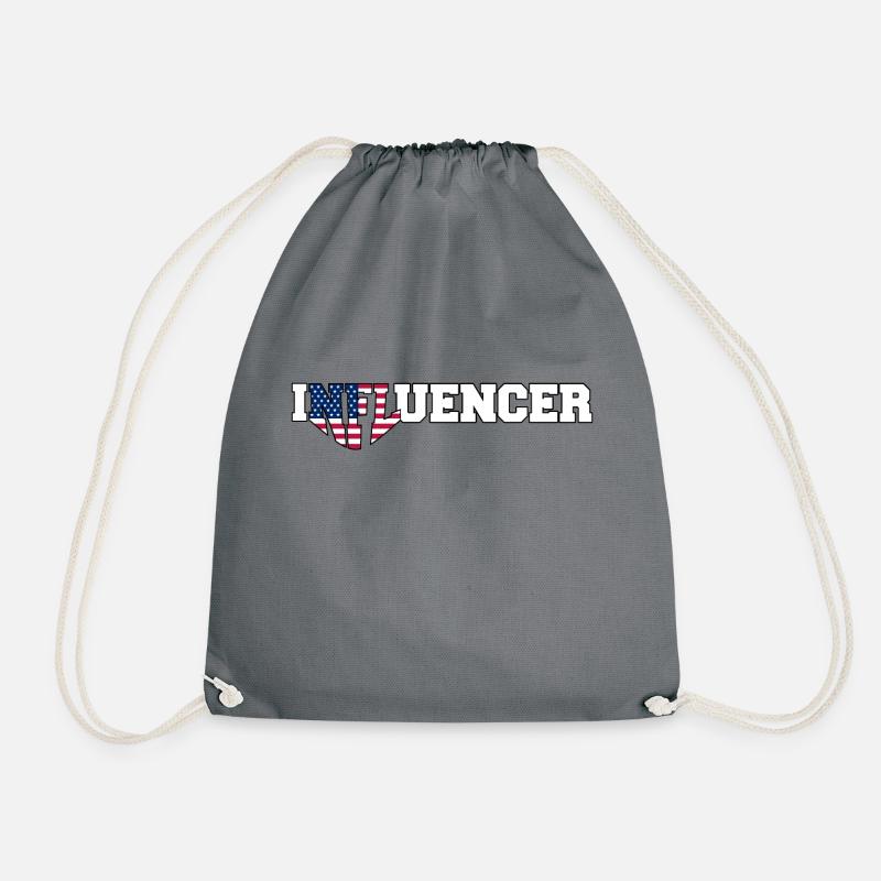 INFLUENCER - Turnbeutel - Grau
