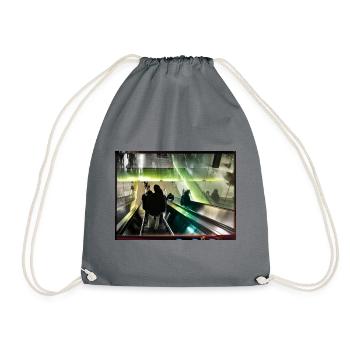 London I - Drawstring Bag - grey - Front