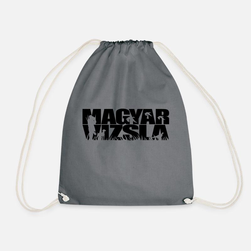 MAGYAR VIZSLA Jagdhund - Turnbeutel - Grau