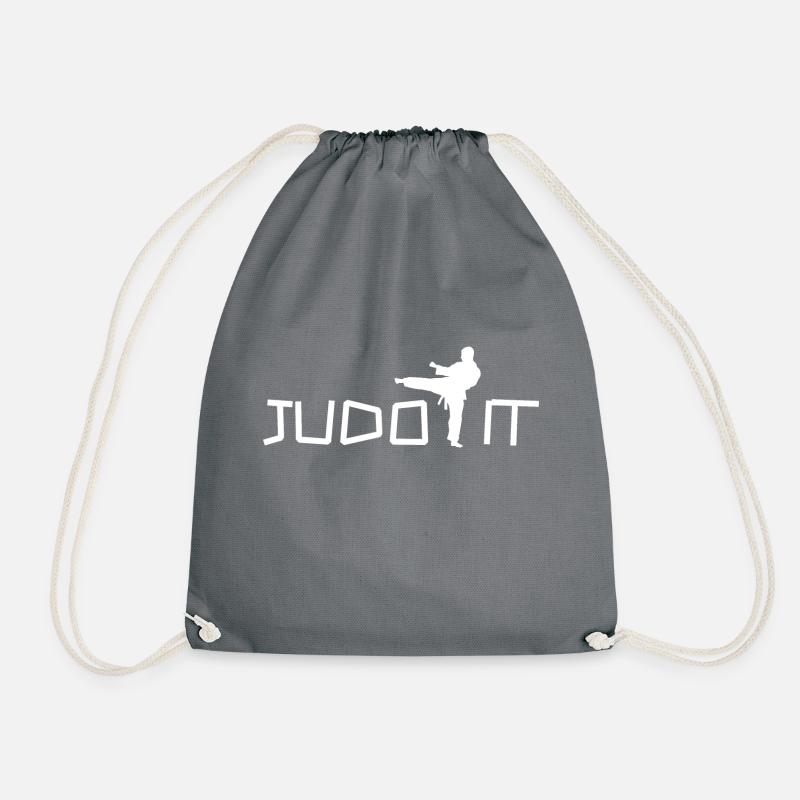 Judo es - Turnbeutel - Grau