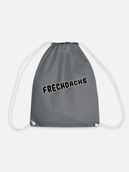 Frechdachs - Turnbeutel - Grau