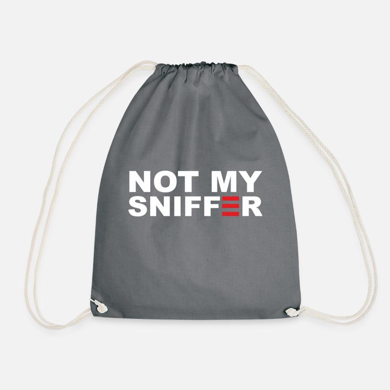 Not My Sniffer - Turnbeutel - Grau