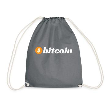 Bitcoin (Bitcoin) - Turnbeutel - Grau - Vorne