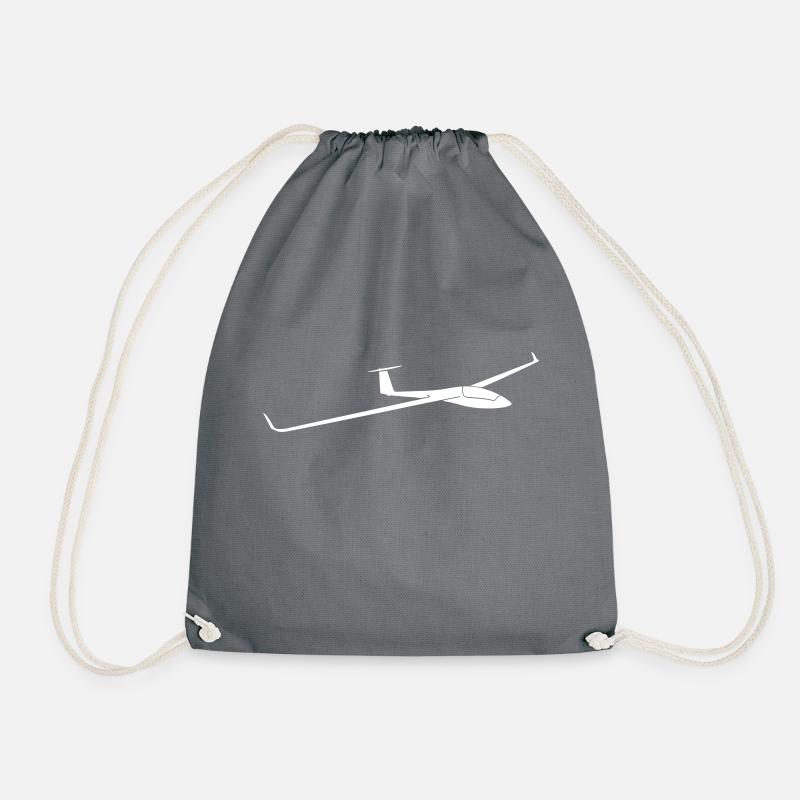 Ls neo glider gliding glider gift - Drawstring Bag - grey