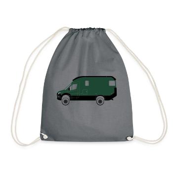 Sprinter Expedition 4x4 links linke Seite - Turnbeutel - Grau - Vorne