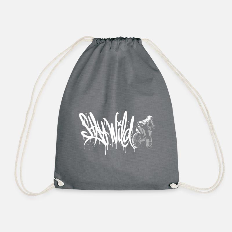 Stay Wild - Turnbeutel - Grau