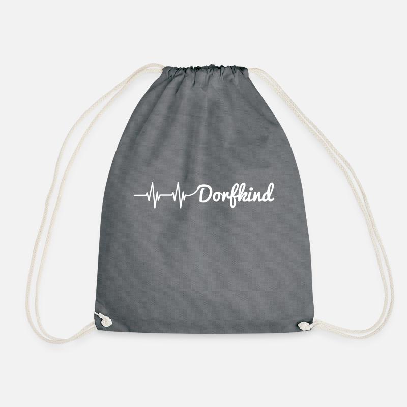 Dorfkind - Turnbeutel - Grau