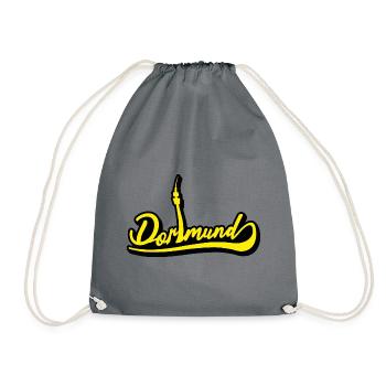 Dortmund Inscription - Sac de sport léger - gris - Devant