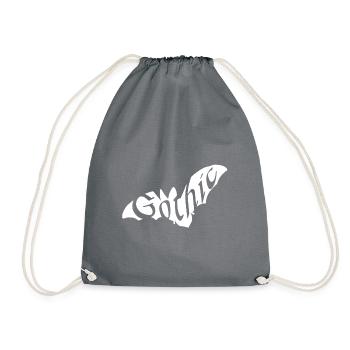 Chauve-souris gothique - Sac de sport léger - gris - Devant