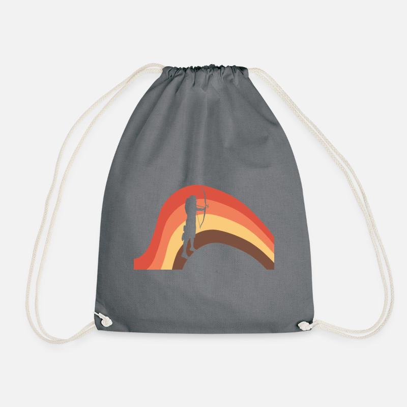 Archer Archer Bow - Drawstring Bag - grey