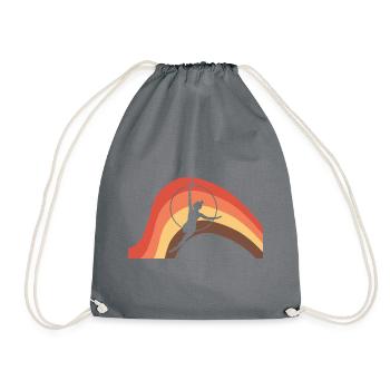 Gymnastics Training Gymnastics - Drawstring Bag - grey - Front