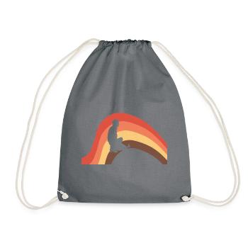 Dog Trainer Dog Training - Drawstring Bag - grey - Front