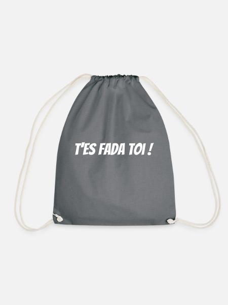 T'es fada toi ! - Sac de sport léger - gris