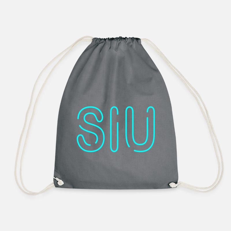 Youth speech - Siu - light blue - Drawstring Bag - grey