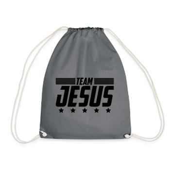 Équipe Jesus Church Love God | Couleur changeable - Sac de sport léger - gris - Devant