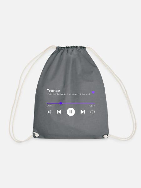 Trance - Turnbeutel - Grau