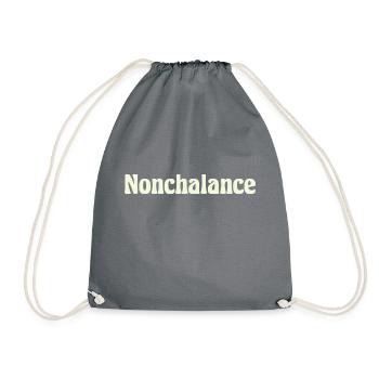 Nonchalance - Turnbeutel - Grau - Vorne