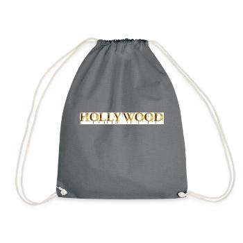 ,,HOLLYWOOD" - Turnbeutel - Grau - Vorne