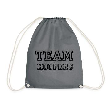 Team Hoopers Agility Dog Sport - Drawstring Bag - grey - Front