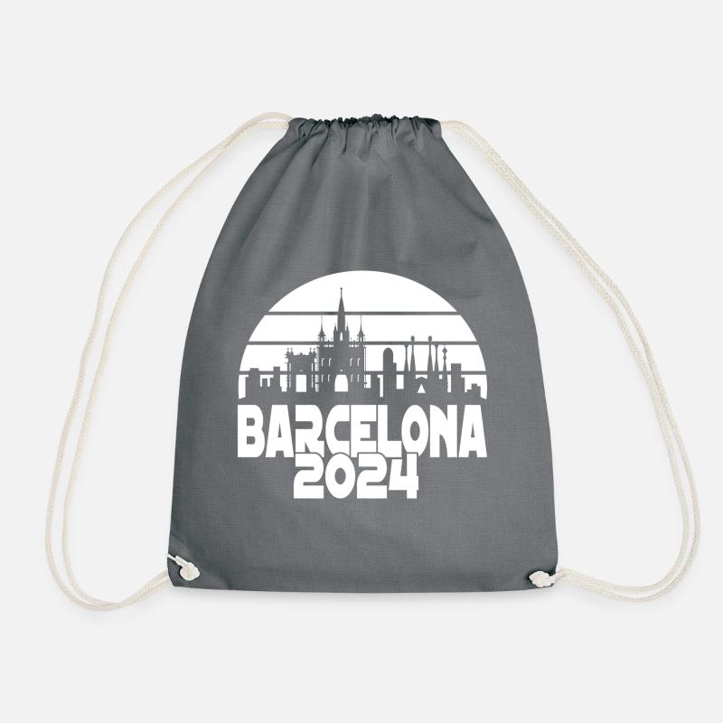 Barcelona 2024 - Turnbeutel - Grau