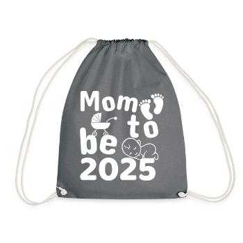 Future maman 2025, future maman 2025 - Sac de sport léger - gris - Devant
