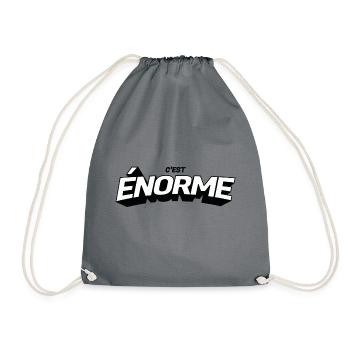 C'est énorme - mème - Sac de sport léger - gris - Devant
