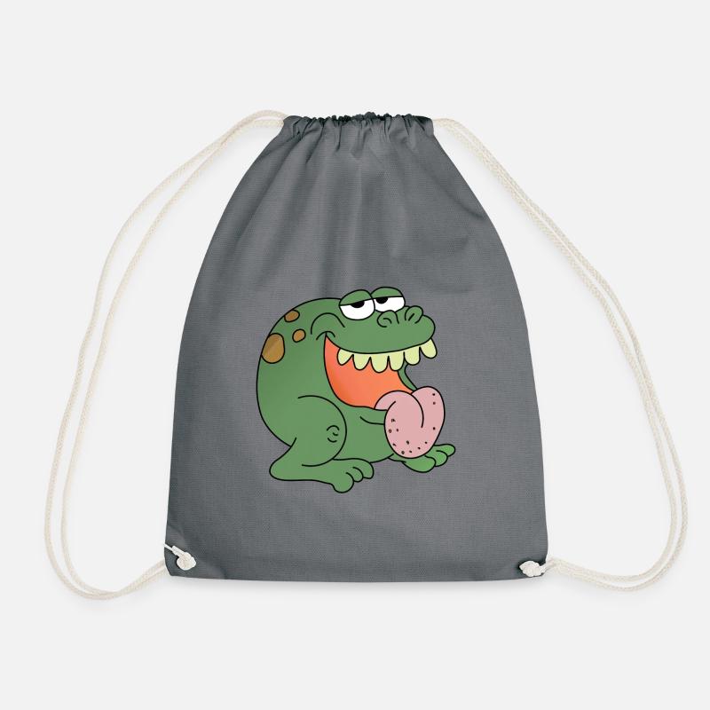 Frosch - Turnbeutel - Grau