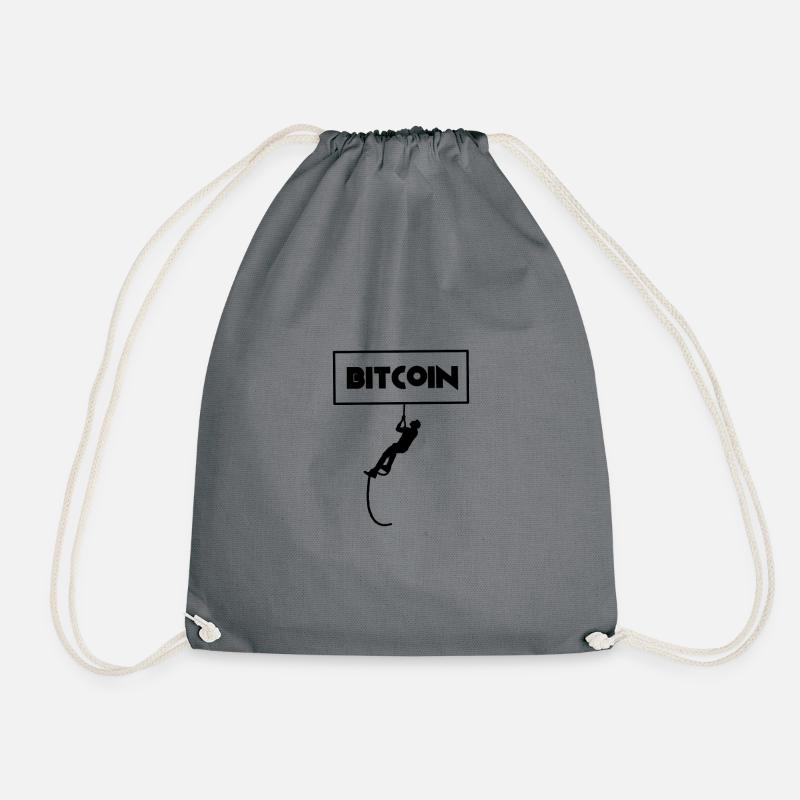 Bitcoiner - Drawstring Bag - grey
