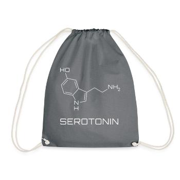 Serotonin white fonte - Sac de sport léger - gris - Devant