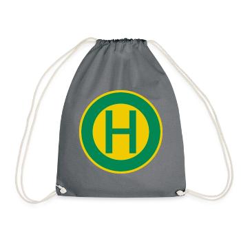 Arrêt de bus - Sac de sport léger - gris - Devant