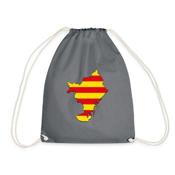 Catalunya Barcelona - Drawstring Bag - grey - Front