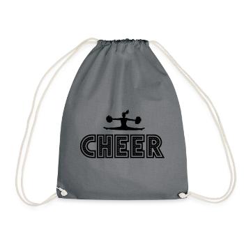 Cheerleader - Turnbeutel - Grau - Vorne
